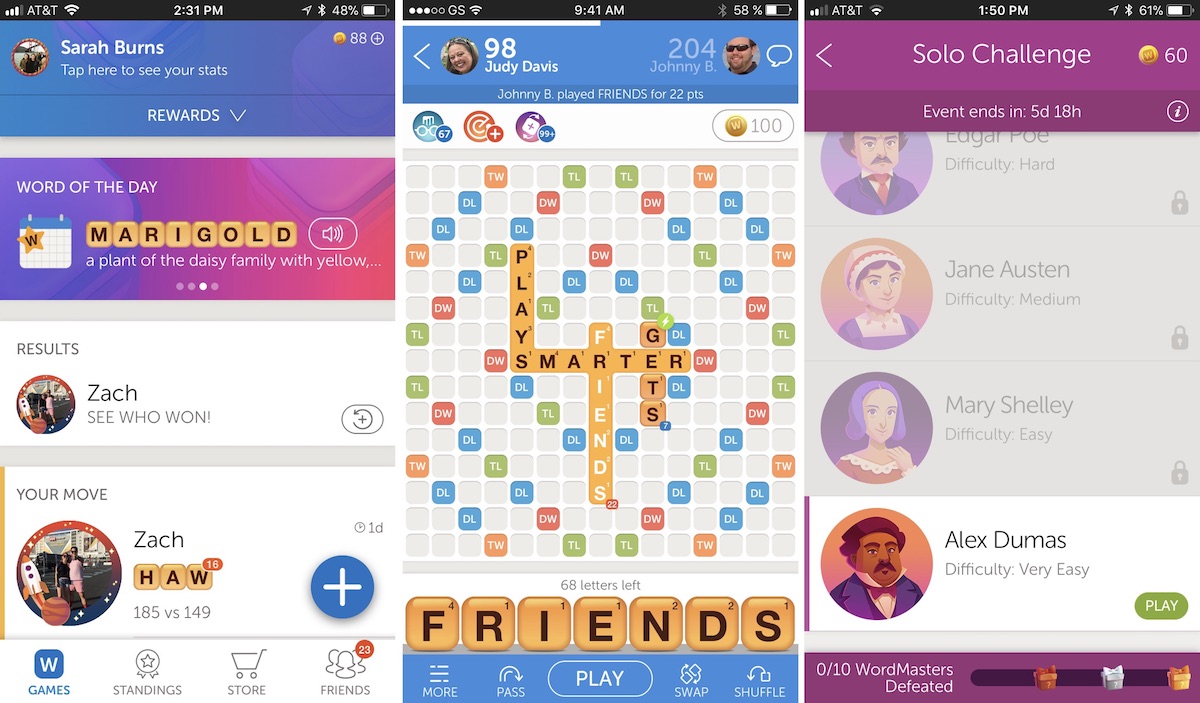 Words With Friends 2 - Board Games & Word Puzzles Mod Apk